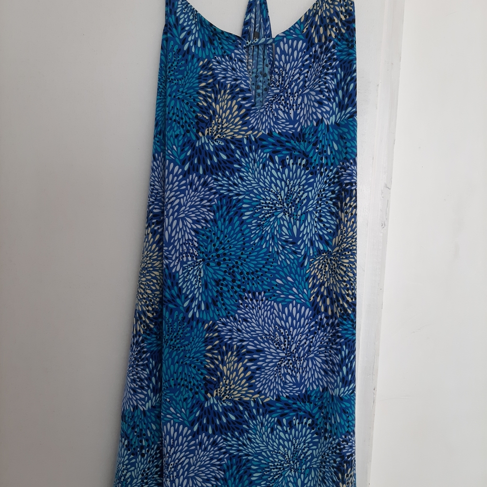 The Limited Blue and White Floral Tank-top